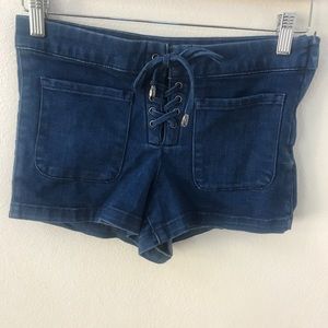 Women's denim shorts